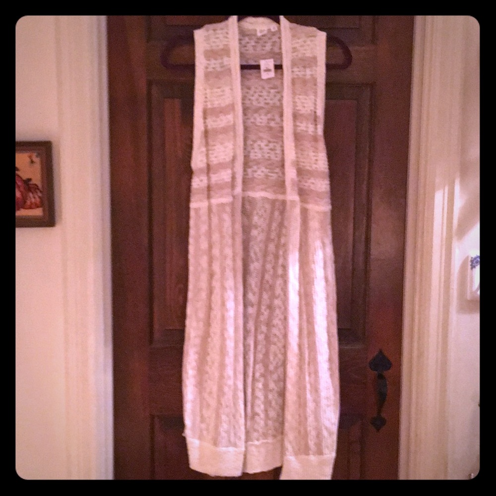Gap long vest, NWT